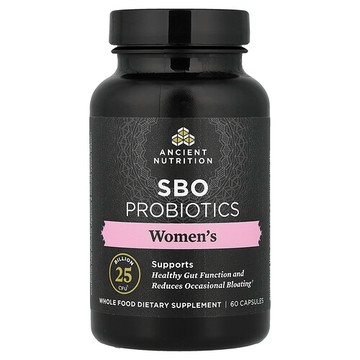 Ancient Nutrition, 女性 SBO 益生菌，250 億 CFU，60 粒膠囊