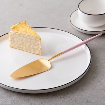 葡萄牙 Cutipol Goa 霧金蛋糕鏟 - 白柄