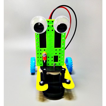 【AI電子】*(A1-2)避障機器人 避障小車碰碰車 益智DIY拼裝玩具 科技小製作 小發明