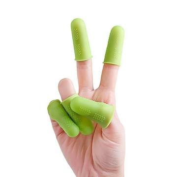 💥臺灣有貨💥免運💥硅膠手指套防燙傷割傷指套耐高溫防滑手指套子護手工製作工作幹活 SEO2