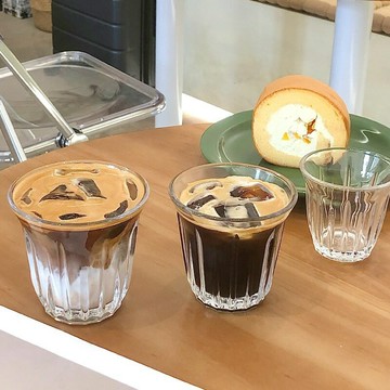 Dirty咖啡杯 美式澳白冰拿鐵杯冷萃杯古典復古200ml玻璃杯子ins風