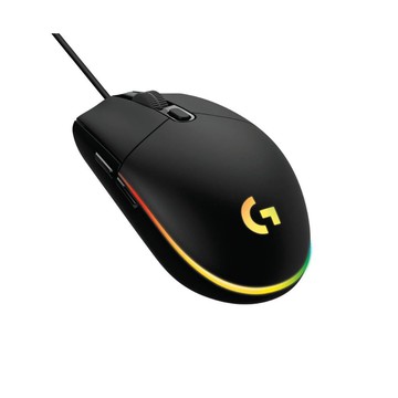 【 Logitech 羅技 】G102 黑色 LIGHTSYNC RGB 6 鍵 炫彩遊戲滑鼠 有線