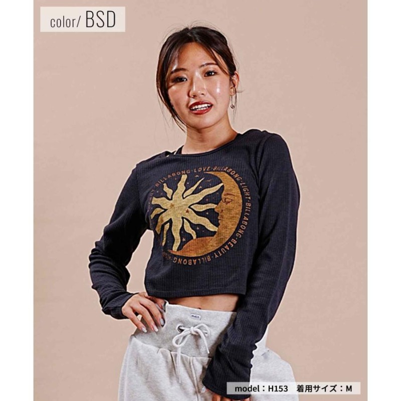 BILLABONG/ビラボン ロンＴ ショート丈 ストレッチ素材 BD014-055