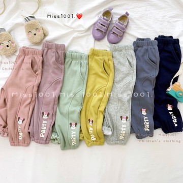 🔥mix1001🔥厚 秋冬❄️保暖刷毛蝴蝶結小熊🐻多色褲✨寒冬多色刷毛保暖褲5-17✨✨🔥🔥