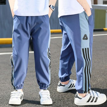 中大童男孩長褲 兒童裝 男童秋裝褲子 春秋款運動衛褲 秋季休閒褲【不二雜貨】