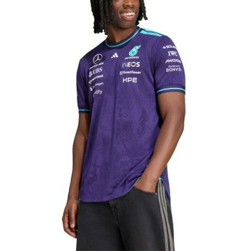 【Adidas 愛迪達】 MER VB DRJ AUM 賽車手版 短袖上衣 男 - HZ9549