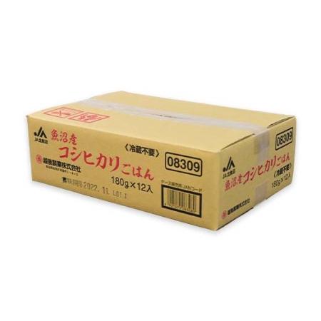 ふるさと納税 PG12-1新潟県魚沼産コシヒカリ　パックご飯　180g×12パック 新潟県長岡市