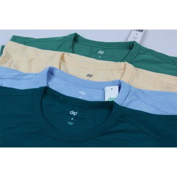 基礎款竹節棉長袖t恤！外貿男純色寬松圓領長袖T恤打底衫