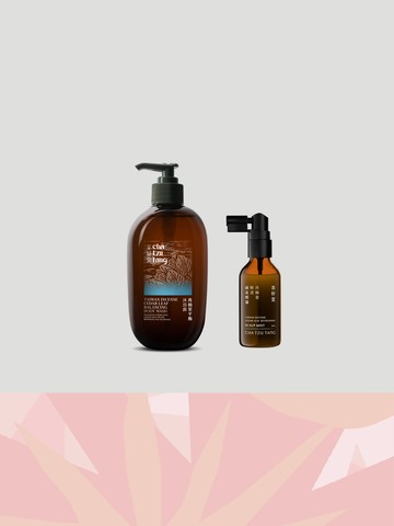 【禮物節限定｜髮肌調理雙享組】肖楠葉輕透頭皮噴霧50mL＋任選沐浴露330mL／500mL