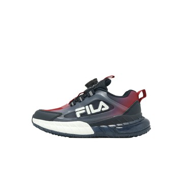 Fila 慢跑鞋 J830A 中大童鞋 小朋友 藍 旋鈕 運動鞋 斐樂 2J830A002
