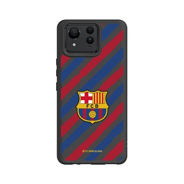 Zenfone 11 Ultra SolidSuit 黑 - FC Barcelona - Logo - Striped Background