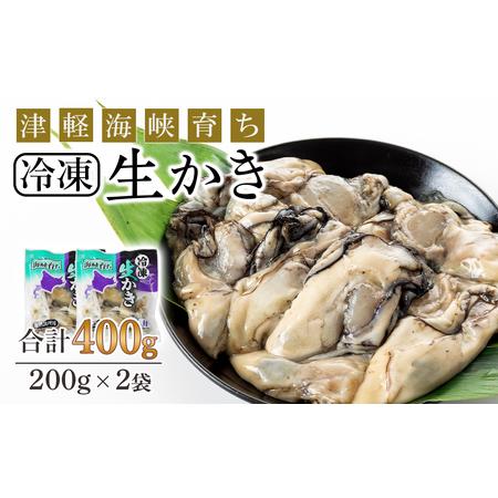 ふるさと納税 冷凍カキ約200g× 2袋セット 牡蠣 海鮮 魚介 かき 冷凍＜上磯郡漁業協同組合＞ 北海道知内町