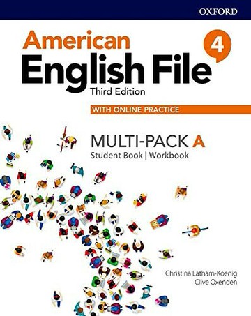 American English File Student Multi-Pack 4 A (with Online Practice) (附線上練習密碼，一經刮開恕不退換) (3版) Christina Latham-Koenig  OXFORD