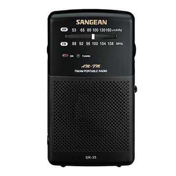 山進SANGEAN二波段掌上型收音機/SR-35
