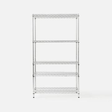 特力屋鍍鉻五層架寬90*深60*高150公分