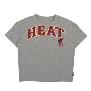 NBA 兒童/青少年 寬版 隊伍字 短袖上衣 熱火隊 3526102211