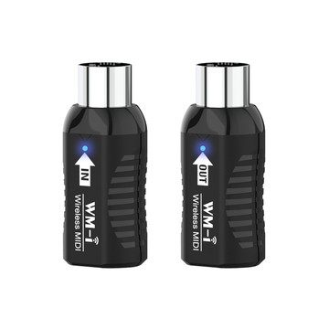 MIDI收發器 低延遲自帶靜音MIDI連接器 電吹管吉他鋼琴鍵盤MIDI適配器 WM-i