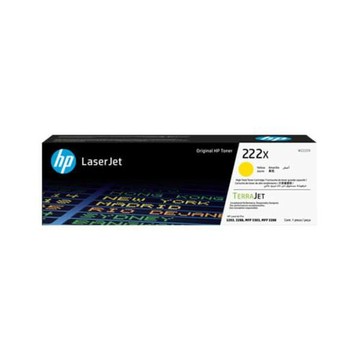 HP 222X 原廠黃色高印量碳粉匣(W2222X) 適用 LaserJet Pro 3203 / 3288 /MFP 3303/MFP 3388