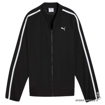 Puma 立領外套 女裝 排汗 歐規 黑【運動世界】52749201