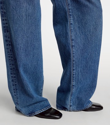 Frame Bubble mid-rise barrel-leg jeans