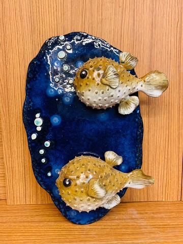 N131白房子刺蝟壁飾