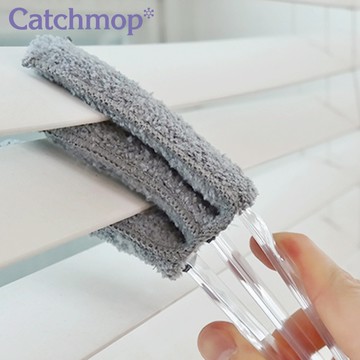 【THE LOEL】韓國神奇抹布系列- Catchmop 百頁簾清潔刷(含支架)｜專利新概念環保倒勾清潔  ｜🎉新年早鳥(1/7~1/20)-買1送1