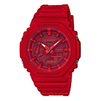 CASIO卡西歐G-SHOCK GA-2100-4A 超人氣紅色亮眼八角形耐衝擊腕錶 45.4mm｜樂天全館特惠中★指定刷卡回饋10%