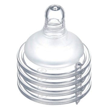 Simba 小獅王辛巴 超柔防脹氣寬口十字奶嘴  L(6個月以上)  4個