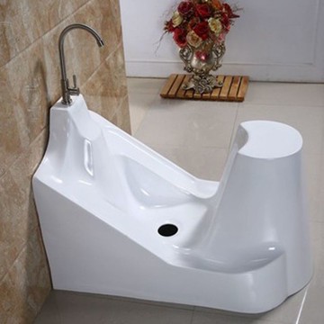 中東洗手洗腳多功能一體盆亞克力盆洗腳盆足浴盆86YJ 公司貨