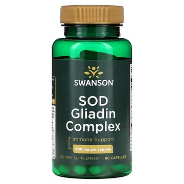 Swanson, SOD 醇溶蛋白復合物，300 毫克，60 粒膠囊