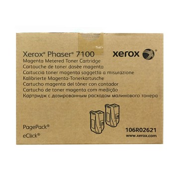 FUJIFILM 原廠雙包裝紅色碳粉匣 106R02621 適用 Phaser 7100