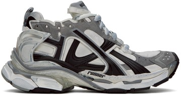 Balenciaga 灰色 & 白色 Runner 运动鞋