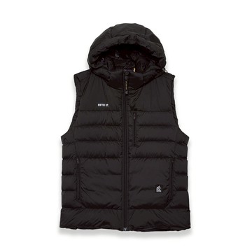 5th STREET｜山形｜男裝｜撞色羽絨背心｜黑色