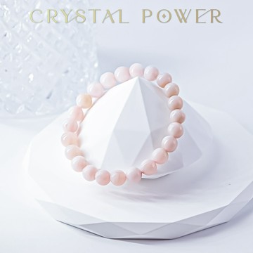【Crystal Power】粉紅蛋白石能量水晶手鍊