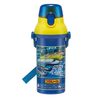 日本 SKATER - 銀離子兒童直飲水壺(480ml)-鐵道王國GO!GO!