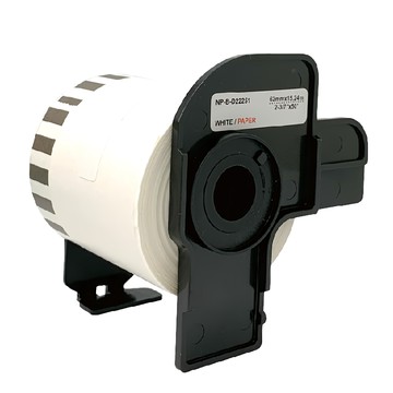 brother 兄弟牌 連續標籤帶 DK-22251 62mm 適用於QL系列標籤機  白底紅黑雙色  15.24m