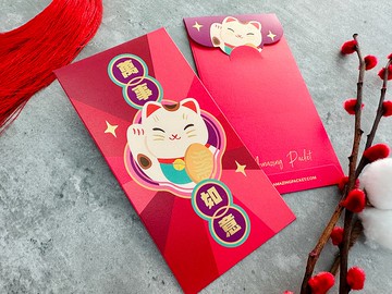 招財貓丨創意利是封丨利是廊