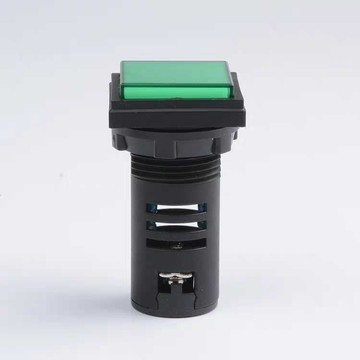 正方形LED指示燈信號燈AD16-22F紅綠黃白藍開孔22mm24vAC220v380v