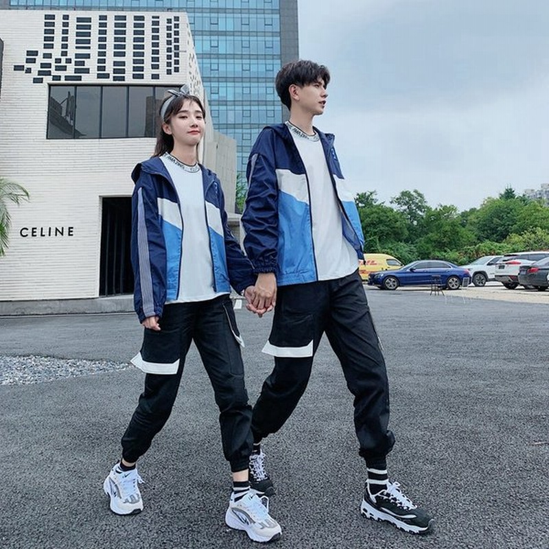 ペアルック パーカー ペア カップル マウンテンパーカー ジャケット アウター ウインドブレーカー 韓国 お揃い おそろ オルチャン 記念日 秋 冬 春 大きい 2347 通販 Lineポイント最大0 5 Get Lineショッピング