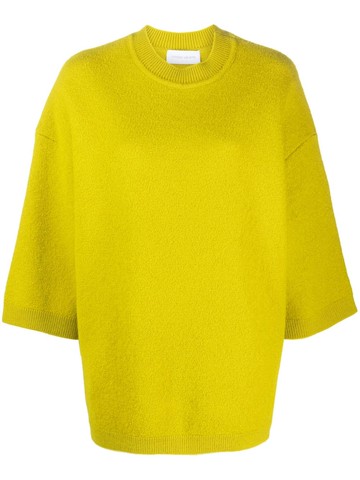 Christian Wijnants - Kolec wide-sleeved jumper - women - Merino - M - Green