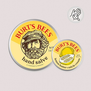 【買一送一】61折↘Burt’s Bees 買 手部修護霜85g 送 檸檬油指甲修護霜17g