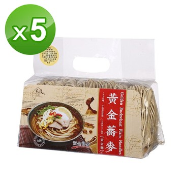 玉民 黃金蕎麥 黃金麵600g X 5組