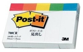 3M 標籤紙 700CR-RP 小尺寸便利貼 ( 15 x 50mm / 非全彩便條紙 )【APP滿額下單10%點數(單一帳號最高5000點)】1/31止