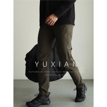 【旅行家系列】Teflon三防功能性軟殼休閑通勤長褲沖鋒褲保暖秋冬