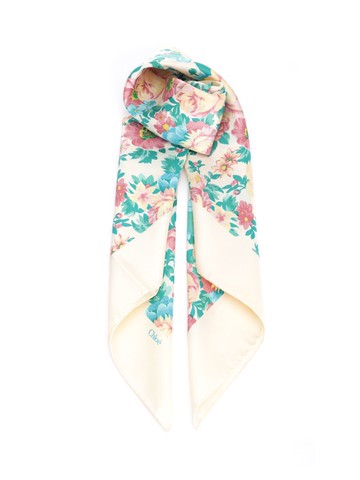 Chloé peonies Foulard