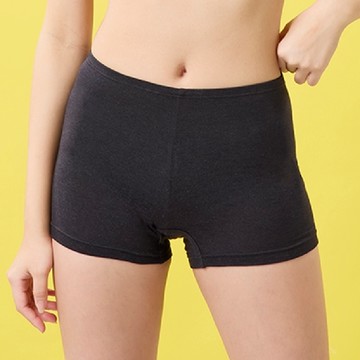 嬪婷-校園安全褲-石墨烯 M-3L中低腰安全褲(素面黑)-BS6398BL