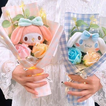 🔥24H寄出🔥玩偶花束（六種款式）永生花束 娃娃花束 生日禮物 畢業花束 送女生禮物 生日花束 情人節花束 兒童節