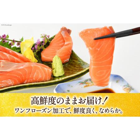 ふるさと納税 ノルウェー産 アトランティックサーモン 総重量800g(正味重量680g) [カネダイ 宮城県 気仙沼市 20562809] 魚 魚介類 サーモン 刺.. 宮城県気仙沼市