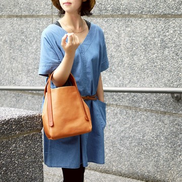 TEHA' AMANA｜日本手工植鞣革 輕巧手提包