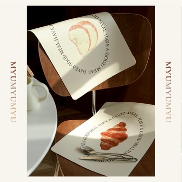 隔日到貨｜雙面防水法式隔熱餐墊 耐熱餐桌皮墊 鍋墊 易清潔收納 北歐風餐桌佈置｜MYUMYU 沐慕家居 台灣